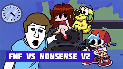 O Mod Mais Bizarro Que Existe Friday Night Funkin Vs Nonsense V2 Youtube