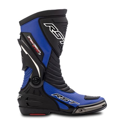 Rst Tractech Evo Sport Motorcycle Boots Neon Blue Buy Now Get