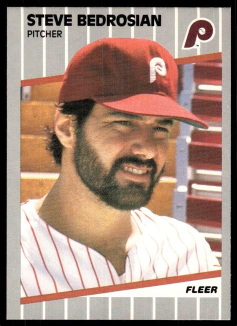 1989 Fleer Steve Bedrosian For Sale MAVIN