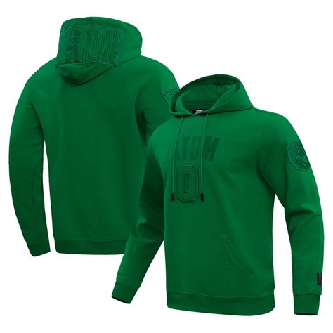 Mens Boston Celtics Jayson Tatum Pro Standard Kelly Green Triple Tonal Player Pullover Hoodie