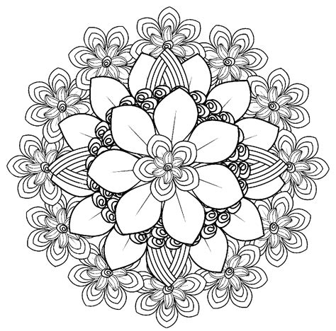 Ausmalbilder Mandala Blumen Ausmalbilder Zum Ausdrucken