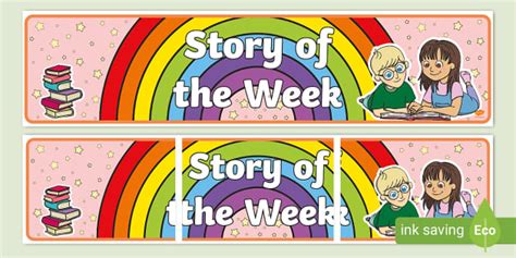 Story Of The Week Display Banner Teacher Made Twinkl