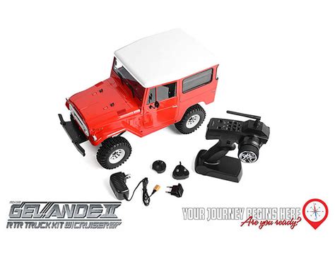 Rc Wd Gelande Ii Rtr Truck W Cruiser Body Set Red Rc Worxs