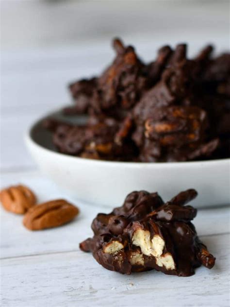 Dark Chocolate Pecan Clusters Grits And Gouda