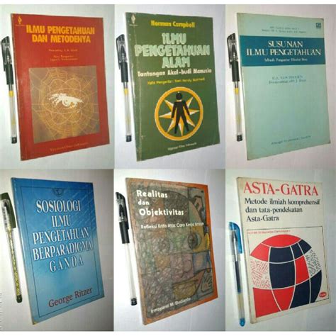 Jual Original Paket 6 Buku Tentang Filsafat Ilmu And Metodologi Ilmu