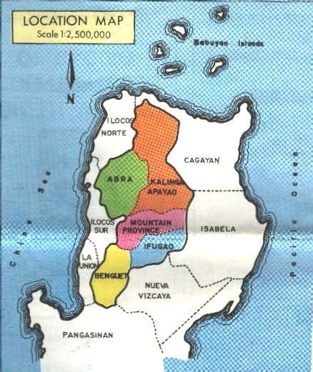 Map of the Cordillera Source: www.nso.gov.ph | Download Scientific Diagram