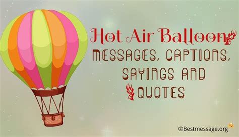 Stunning Hot Air Balloon Day Quotes And Captions To Share