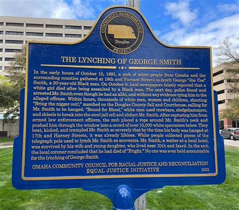 EJI And Community Partners Unveil Historical Marker In Omaha