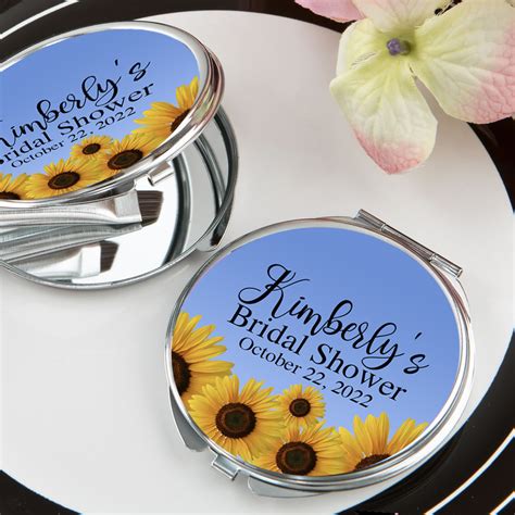 Sunflower Mirror Compact Favor The Brat Shack Party Store