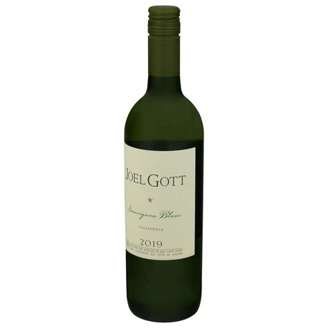 Joel Gott Sauvignon Blanc California White Wine Ml Glass Bottle