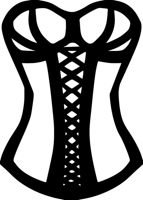 Svg Sensual Fashion Corset Elegant Free Svg Image Icon Svg Silh