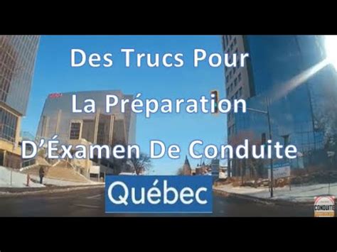 DES TRUCS POUR LA PRÉPARATION D ÉXAMEN DE CONDUITE Montréal YouTube