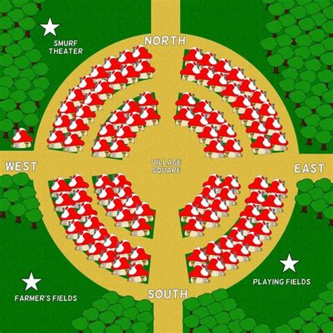 Image - Smurf Village Map Draft 1C.jpg | Smurfs Wiki | FANDOM powered by Wikia