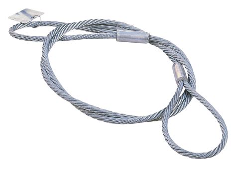 Single Leg Wire Rope Sling From 5mm Dia 300Kgs Up To 16mm Dia 3 Tonne