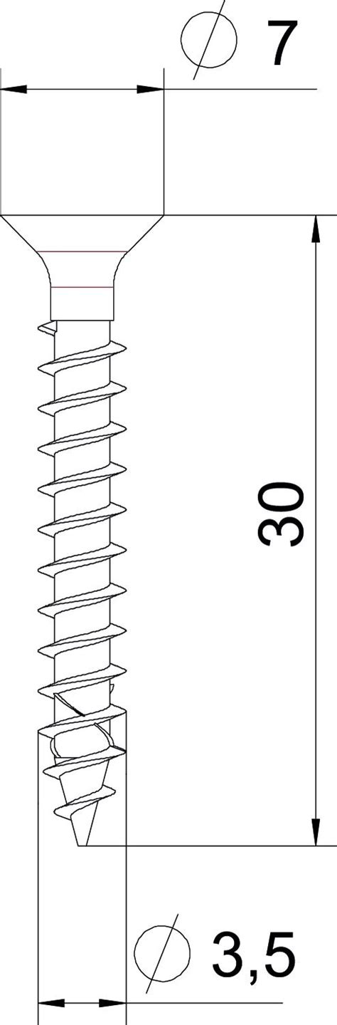 Spanplattenschraube Mit Torx Senkkopf Edelstahl Obo