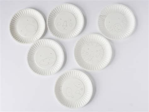 DIY ANIMAL PAPER PLATE FACES