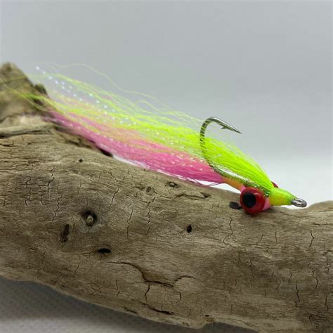 Clouser Deep Minnow Tutti Frutti Chartreusepink Size 2 4 Or 10