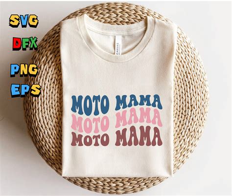 Moto Mama Svg T For Mom Svg Moto Shirt Svg Motocross Etsy