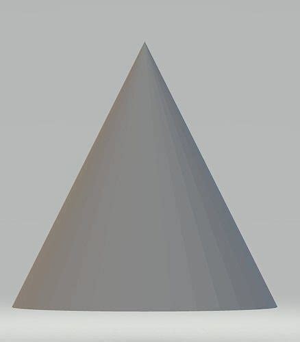 Simple Cone Free 3d Model Cgtrader