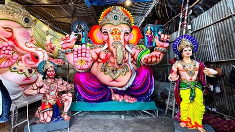 2024 Special Unique Movement Ganesh Idol In Dhoolpet Hyderabad