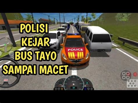 Polisi Kejar Bus Telolet Oleng Mobil Polisi Patroli Bus Basuri Oleng