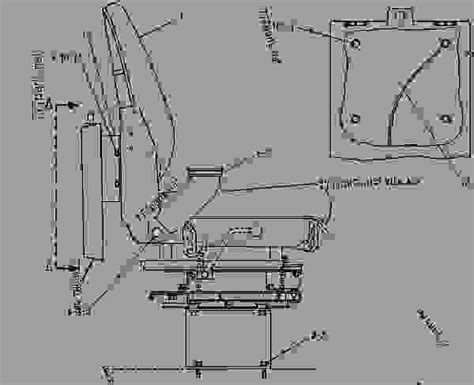 9r0024 Seat Group Reversible Backhoe Loader Caterpillar 428 428