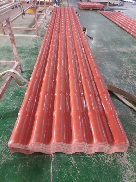 Resilient Synthetic Resin Tile Roofing Mm Construction Grade