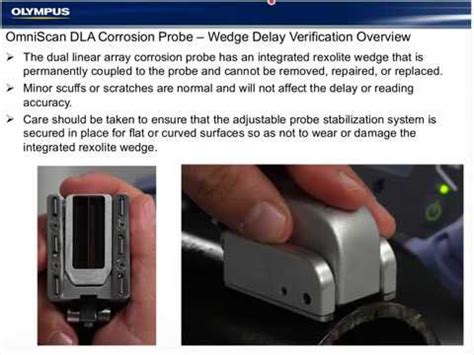 Olympus Dual Linear Array Probe For Corrosion Imaging Youtube