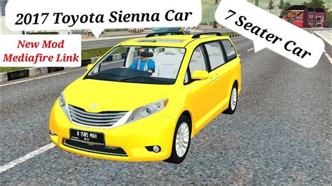 🔴🔵 Download New 2017 Toyota Sienna Car Mod In Bussid Car Mod Bussid