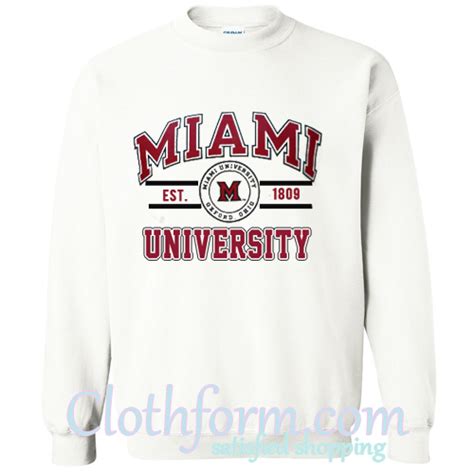 Miami University Oxford Ohio Sweatshirt