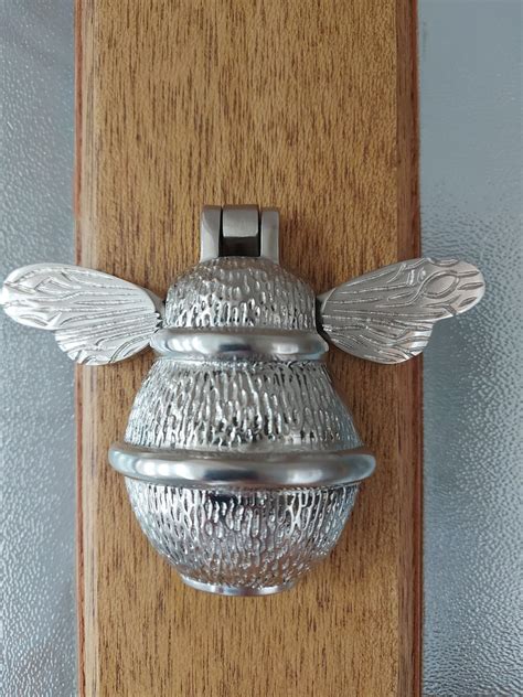 Satin Bumble Bee Door Knocker Unique Door Knocker Online Brass Bee