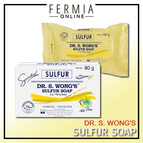 Dr Wongs Sulfur Soap Plain Or With Moisturizer Shopee Philippines