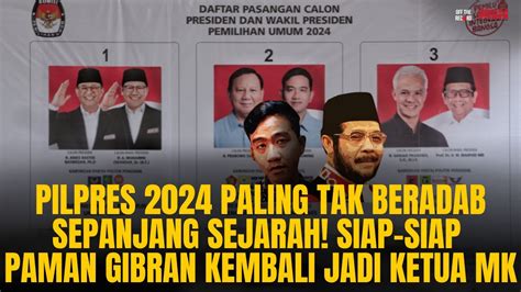 PILPRES 2024 PALING TAK BERADAB DALAM SEJARAH PAMAN GIBRAN BISA JADI