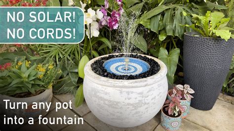 Unlock Endless Garden Possibilities Turn Any Pot Into A Water Feature