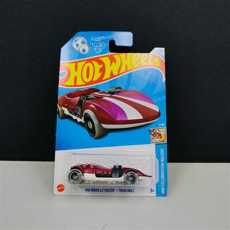 Hot Wheels Case C Mainline Hw Braille Racer Twin Mill Int