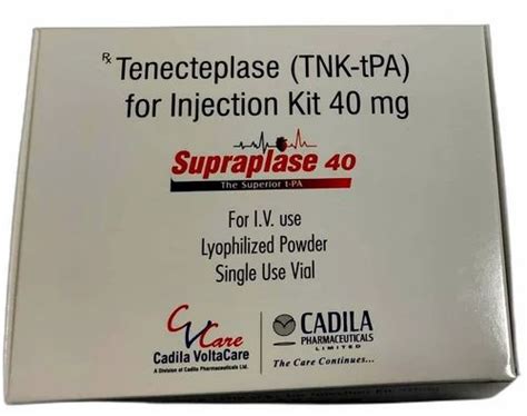 Tenecteplase 40mg Injection, For Hospital, Capacity: 1000 at ₹ 23333/piece in Ahmedabad