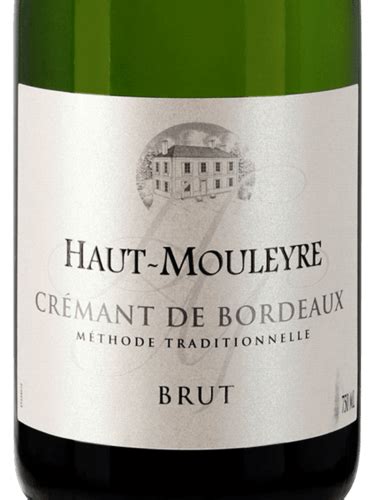 Château Haut Mouleyre Crémant de Bordeaux Brut Vivino Australia