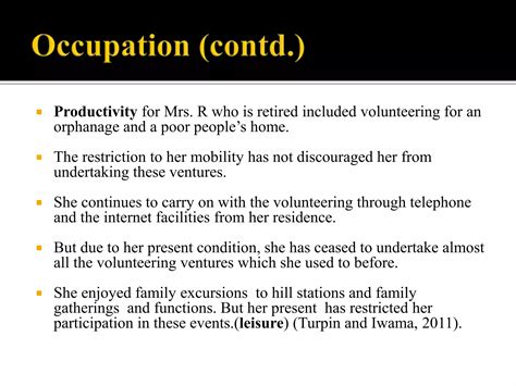 Canadian Model Of Occupational Performance And Engagement Ppt