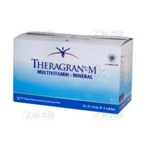 Jual Theragran M Kaplet Yang Mengandung Multivitamin Dan Mineral Untuk