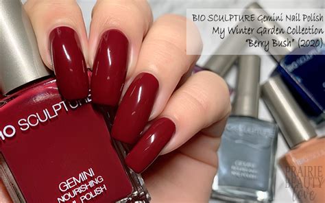 Swatch Review Bio Sculpture My Winter Garden Collection