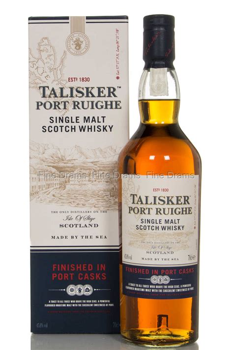 Talisker Port Ruighe Whisky Scotch Single Malt Whisky