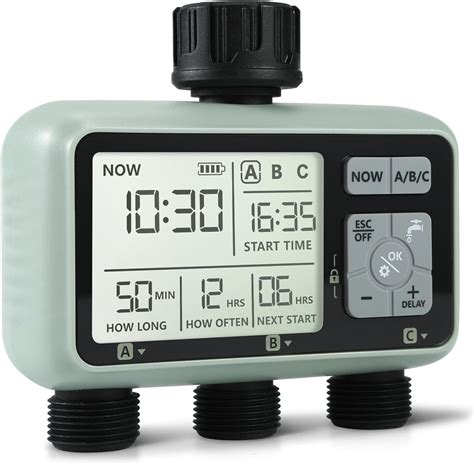 Kazeila Water Timer Irrigation System Outlets Water Sprinkler Timer