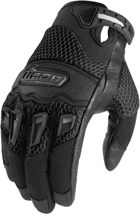 Icon Mens Twenty-Niner 29er Black Motorcycle Biker Gloves | JT's CYCLES