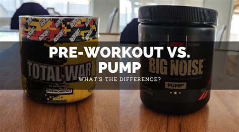 Pre-Workout vs. Pump: What's The Difference? - Lift Big Eat Big