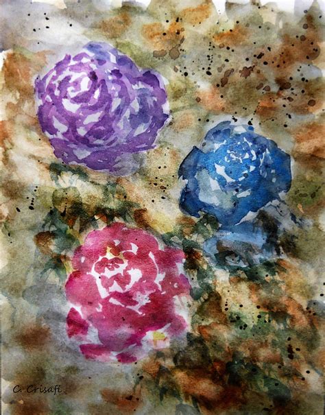 Yesteryear Roses Painting By Carol Crisafi Fine Art America