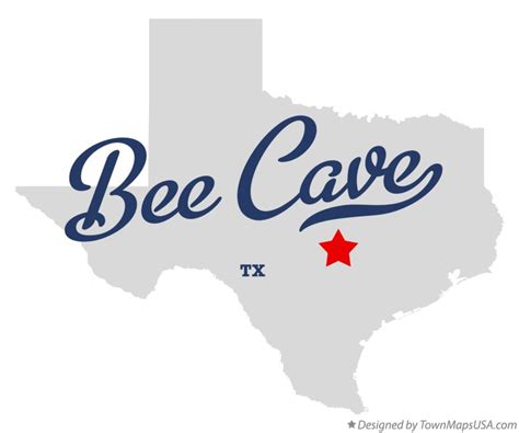 Map of Bee Cave, TX, Texas