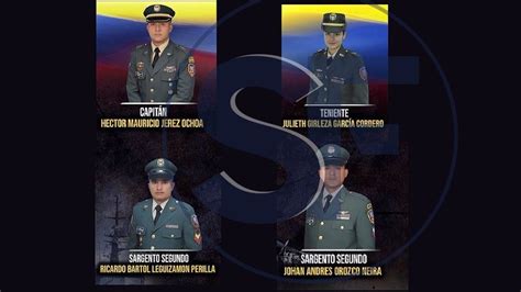 Quibdó Estos Eran Los 4 Militares Muertos En Accidente De Helicóptero