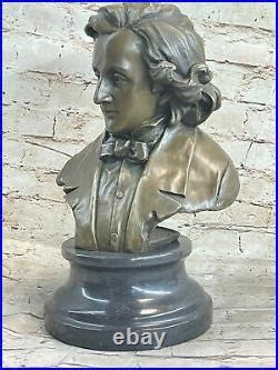 Frederic Chopin Bust Figurine Sculpture Statue European Made Cast