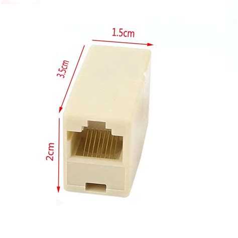 Hot Pcs Rj Lan Network Ethernet Cable Extender Joiner Adapter