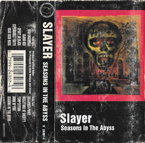 Slayer - Seasons In The Abyss (1990, AR, Cassette) | Discogs